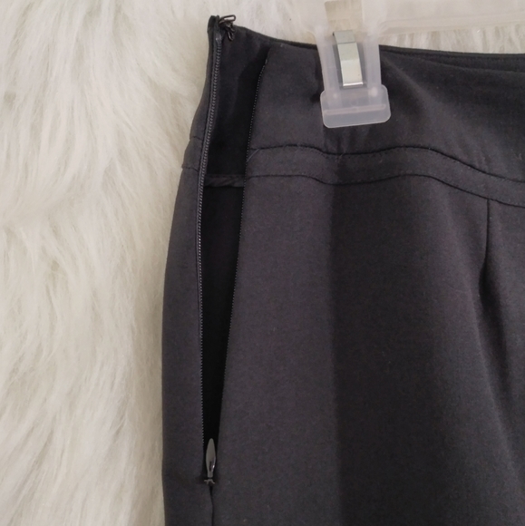 GEORGE Stretch Black A Line Skirt Size 10 - Picture 6 of 7